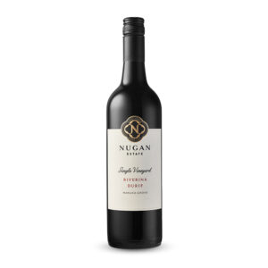 Riverina Durif wine by Nugan Estate - a image of a bottle of red wine from Manuka Grove Single Vineyard popular red wines australia - top red wines Riverina