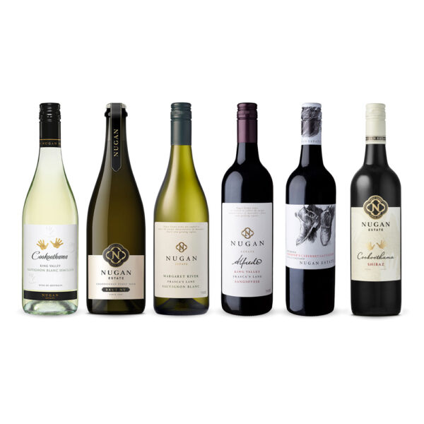 Limited edition mixed wines. A curated 6 pack for all occasions & beautiful everyday moments, all with 25% off. White, sparkling & red wines.